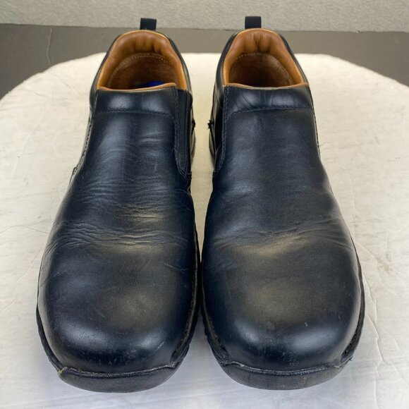 Red Wing Work Shoes Safety Toe Black Leather Mens 8700 Slip On Loafer 11 E2 EE main image 4